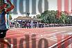 Fotos de los 100 m llanos de varones