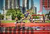 Fotos de los 1500 m con obstáculos de mujeres