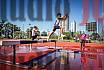 Fotos de los 1500 m con obstáculos de varones
