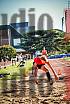 Fotos del salto en largo de varones - U16