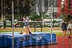 Fotos del salto en alto de mujeres