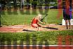 Fotos del salto en largo de mujeres