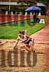 Fotos del salto en largo de mujeres