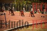 Fotos de los 100 m con vallas de mujeres