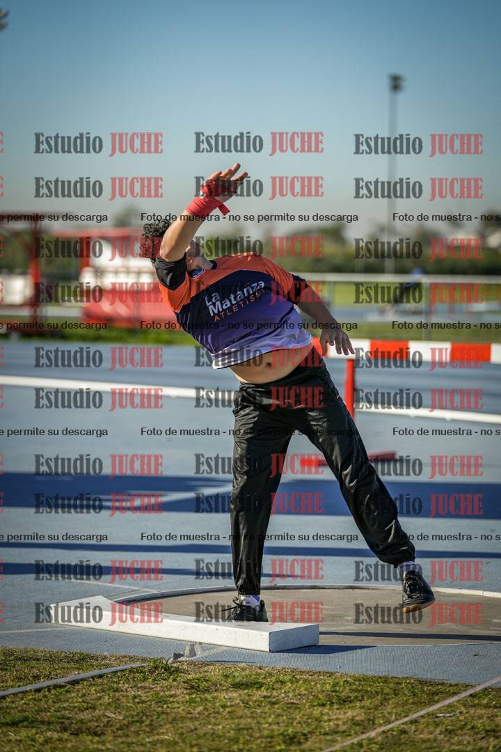 Fotos del lanzamiento de bala de varones