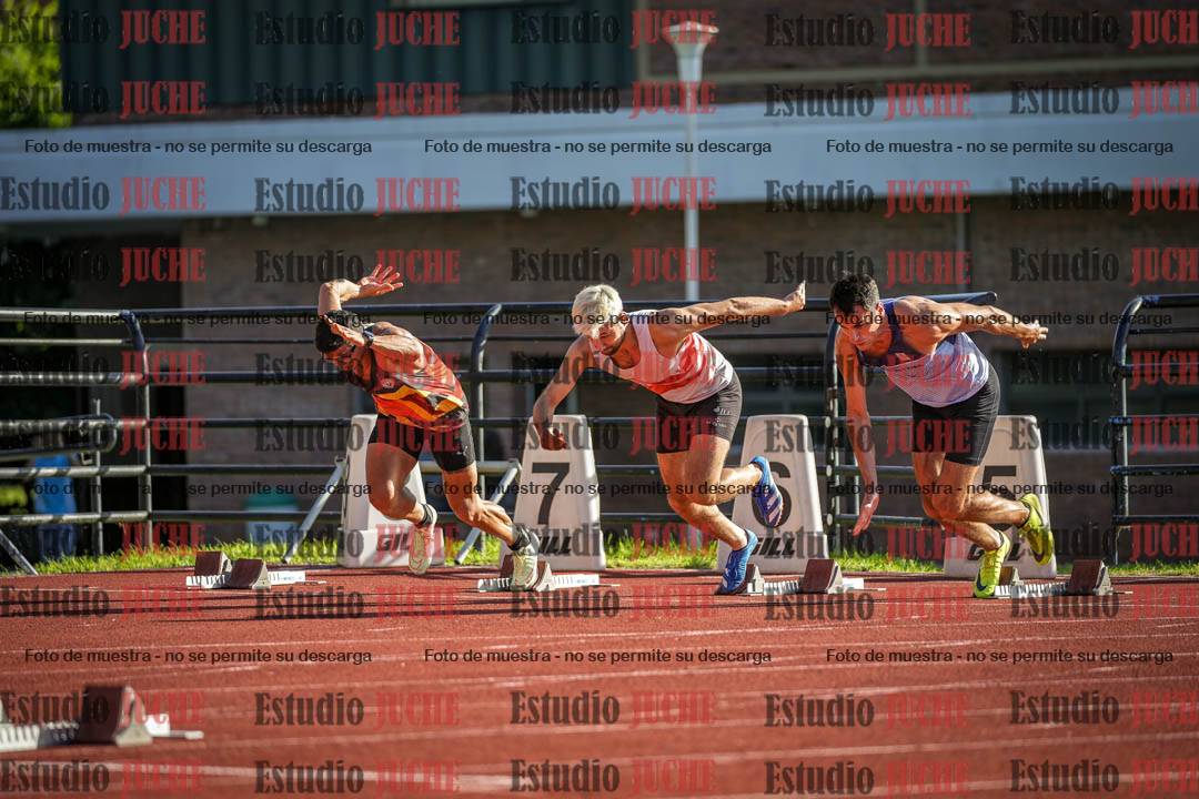 Fotos de los 110 m con vallas de varones - decatlón 6