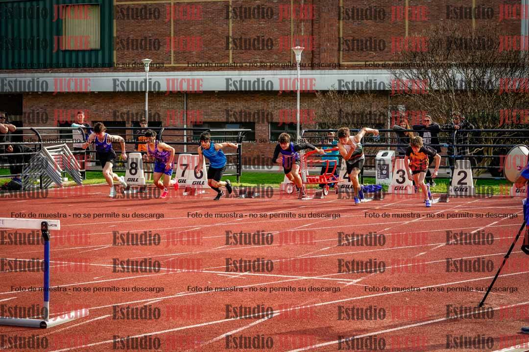 Fotos de los 110 m con vallas de varones