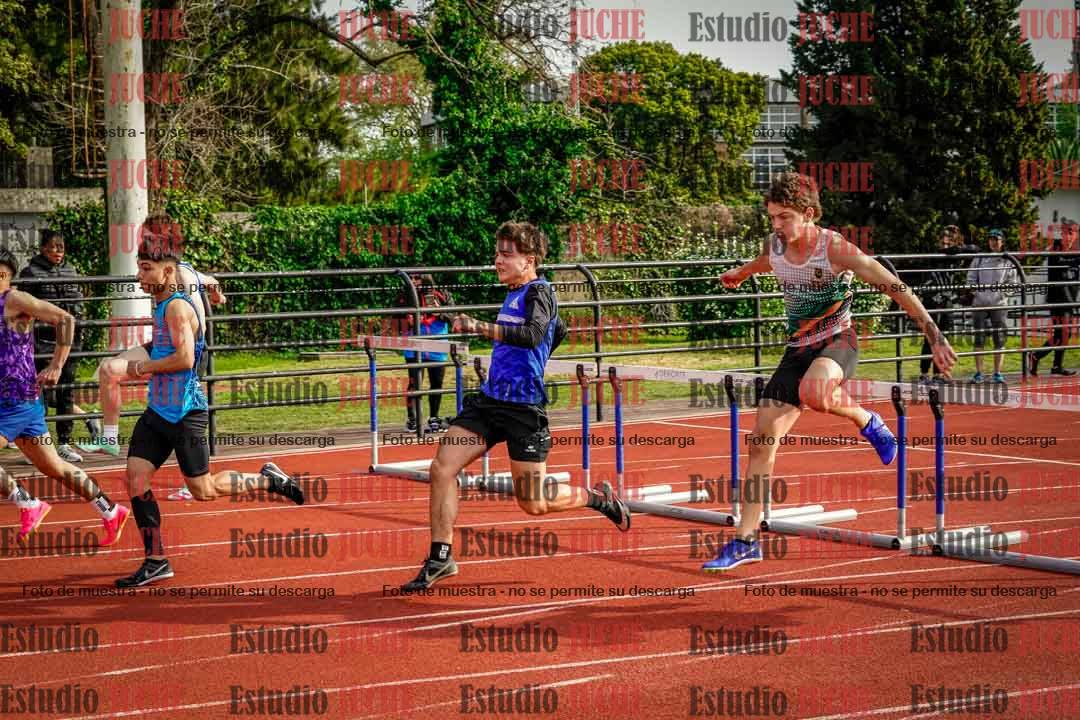 Fotos de los 110 m con vallas de varones