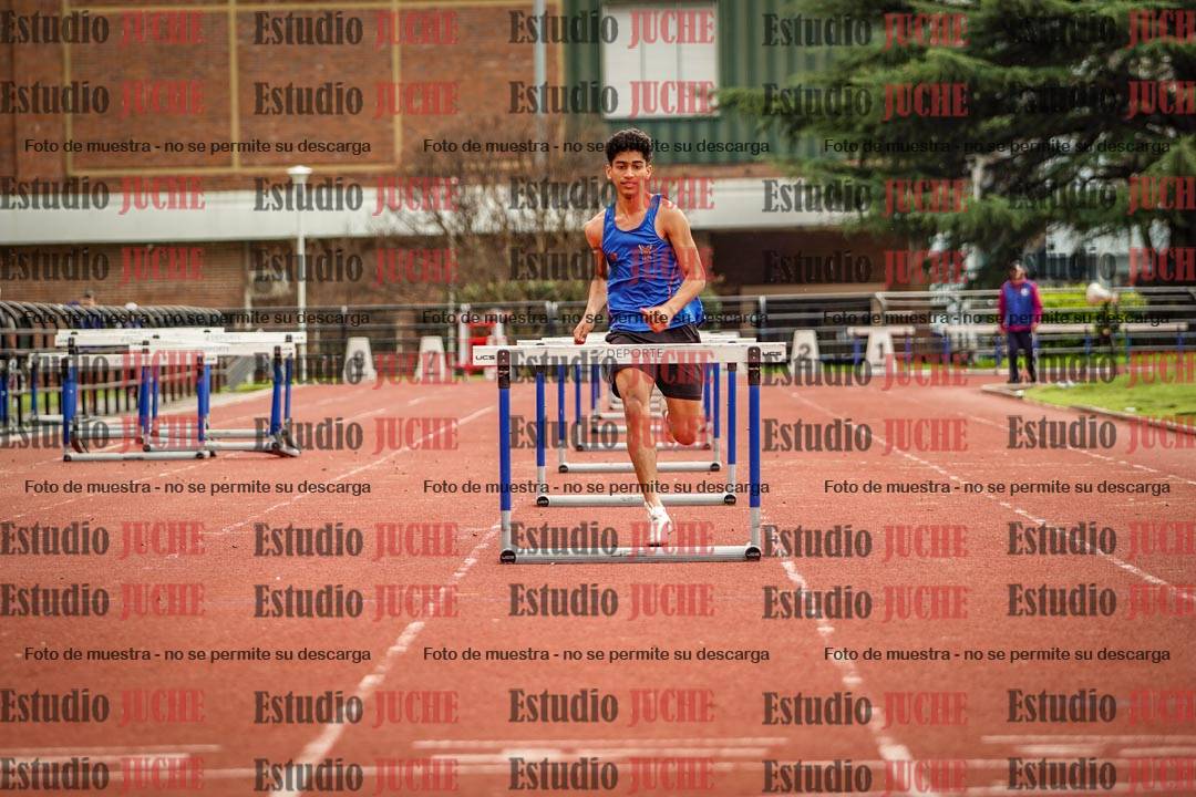 Fotos de los 110 m con vallas de varones - octatlón 5