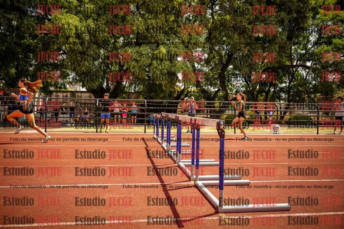 Fotos de los 100 m con vallas de mujeres