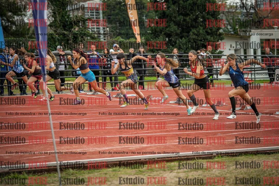 Fotos de los 100 m con vallas de mujeres
