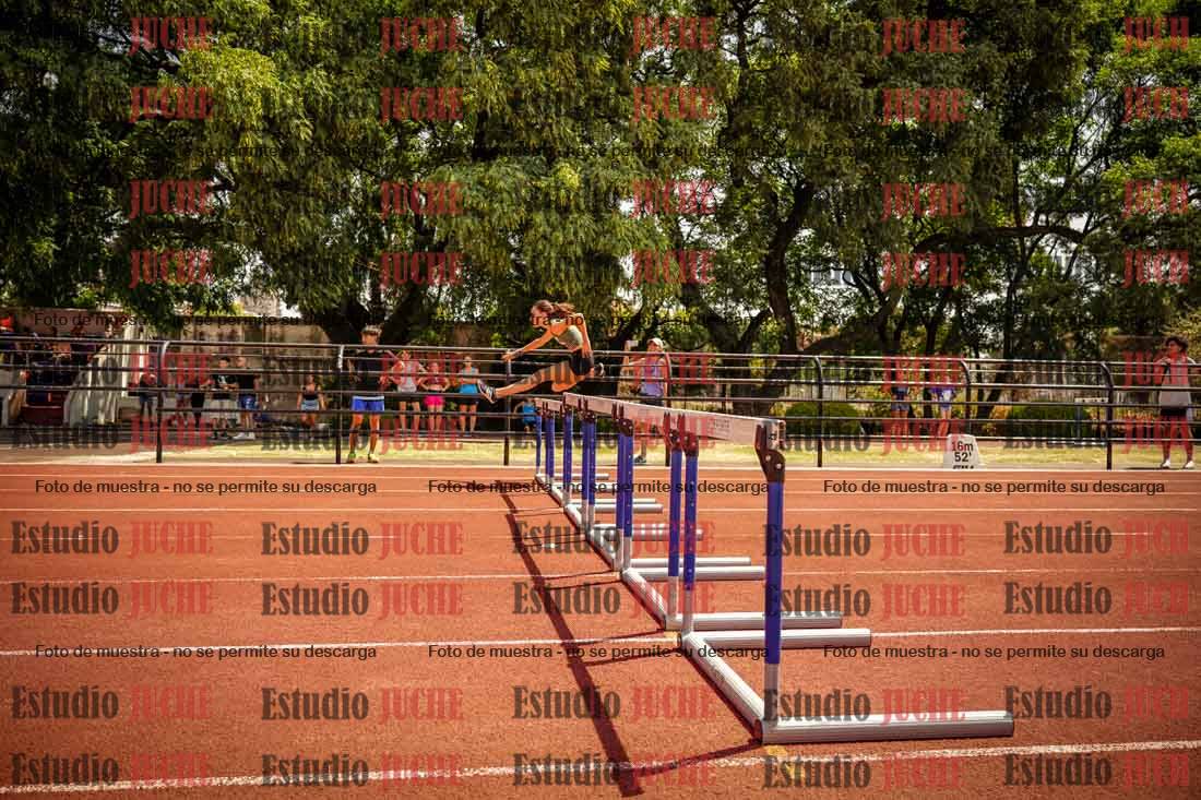 Fotos de los 100 m con vallas de mujeres