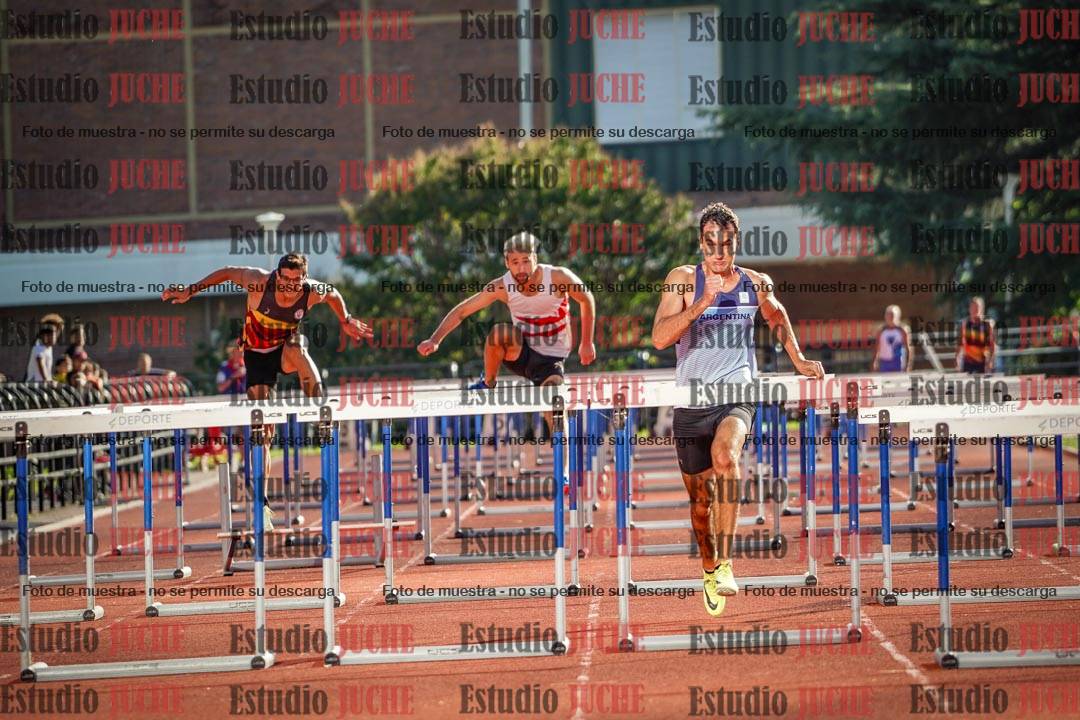 Fotos de los 110 m con vallas de varones - decatlón 6