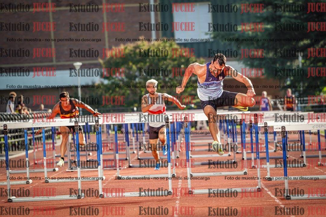 Fotos de los 110 m con vallas de varones - decatlón 6