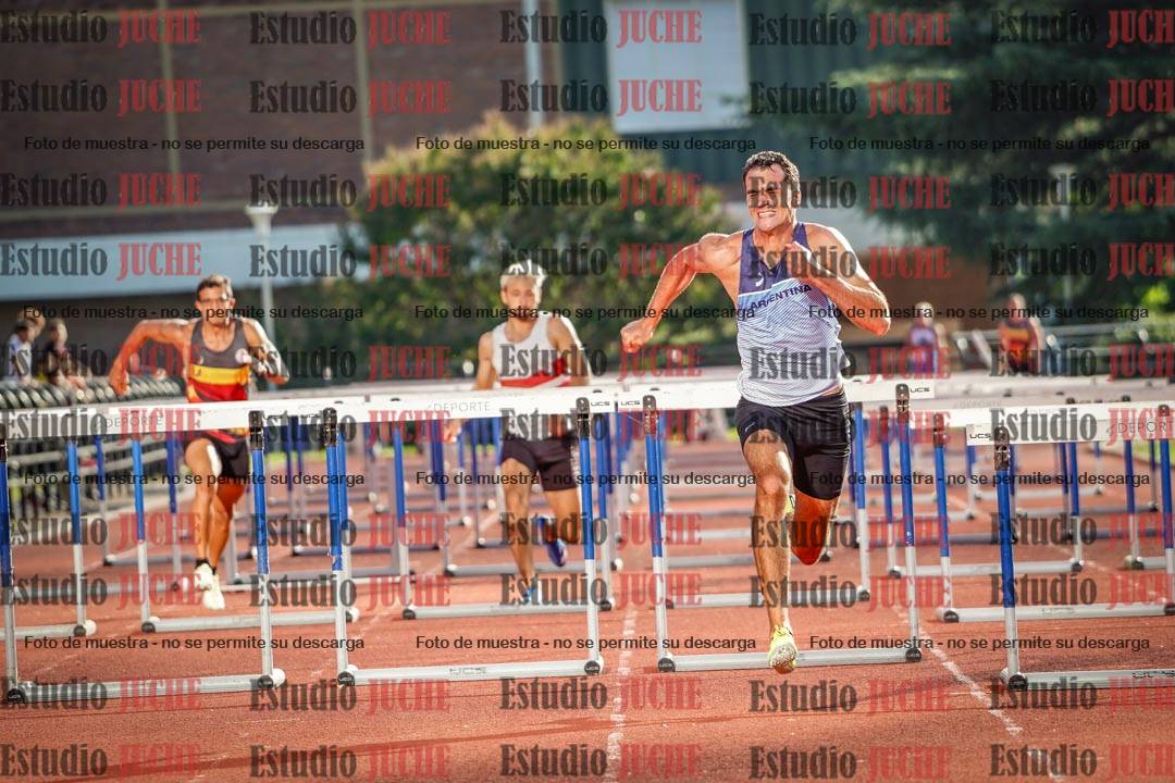 Fotos de los 110 m con vallas de varones - decatlón 6