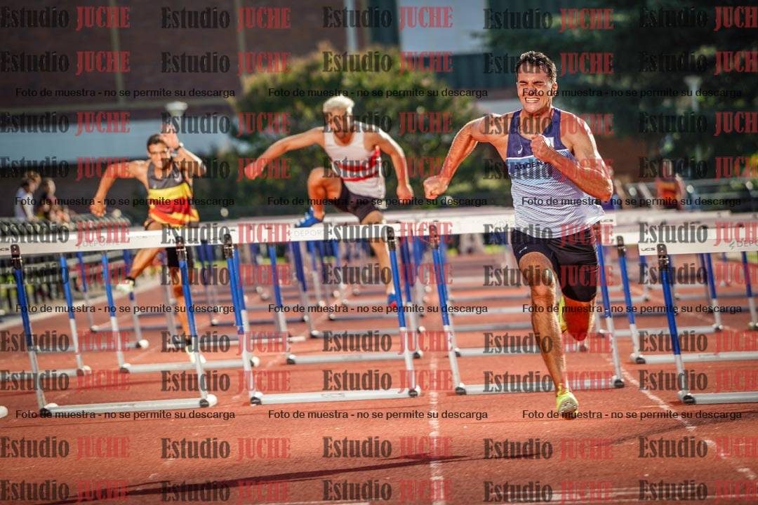 Fotos de los 110 m con vallas de varones - decatlón 6