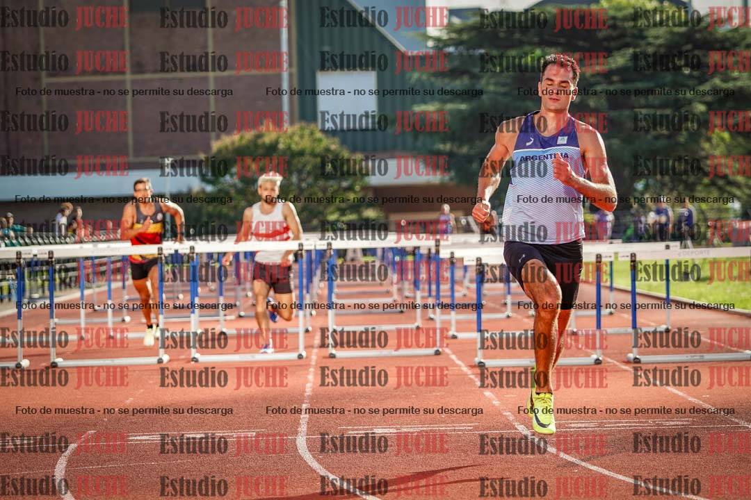 Fotos de los 110 m con vallas de varones - decatlón 6