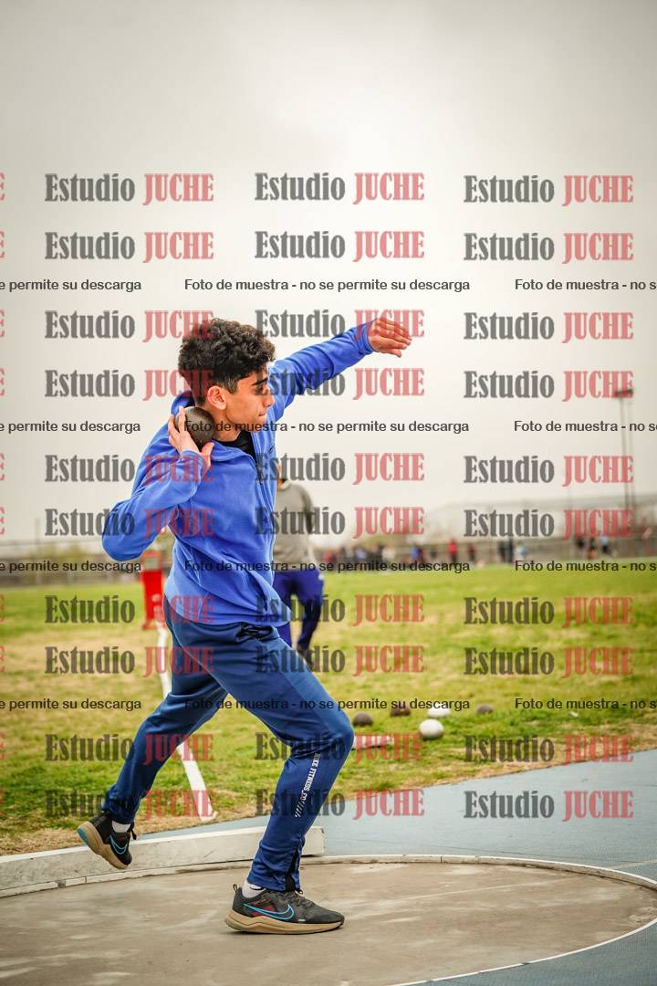 Fotos del lanzamiento de bala de varones