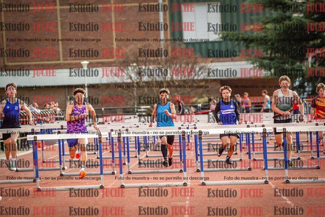 Fotos de los 110 m con vallas de varones