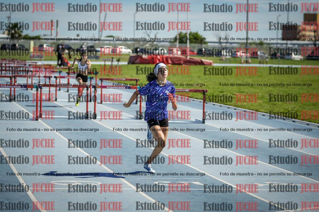 Fotos de los 80 m con vallas de mujeres