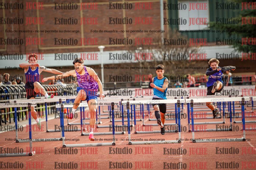 Fotos de los 110 m con vallas de varones