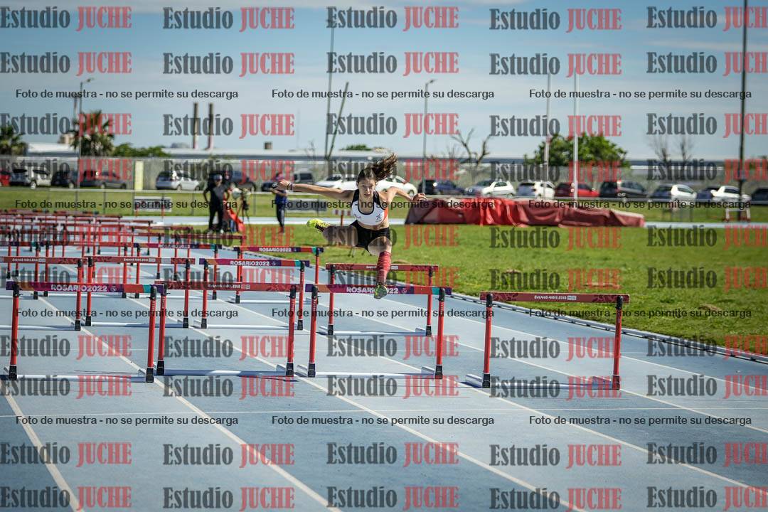 Fotos de los 80 m con vallas de mujeres