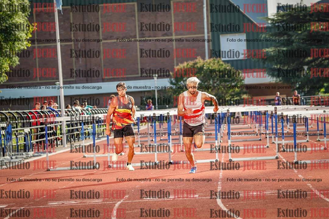 Fotos de los 110 m con vallas de varones - decatlón 6