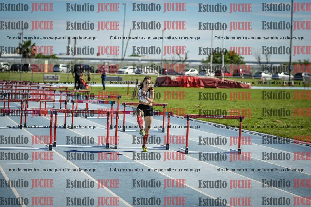 Fotos de los 80 m con vallas de mujeres