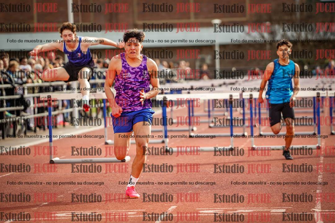 Fotos de los 110 m con vallas de varones