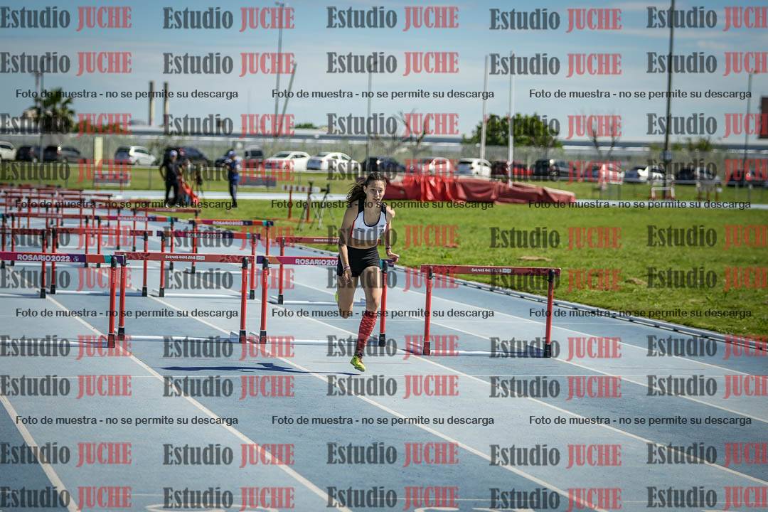 Fotos de los 80 m con vallas de mujeres