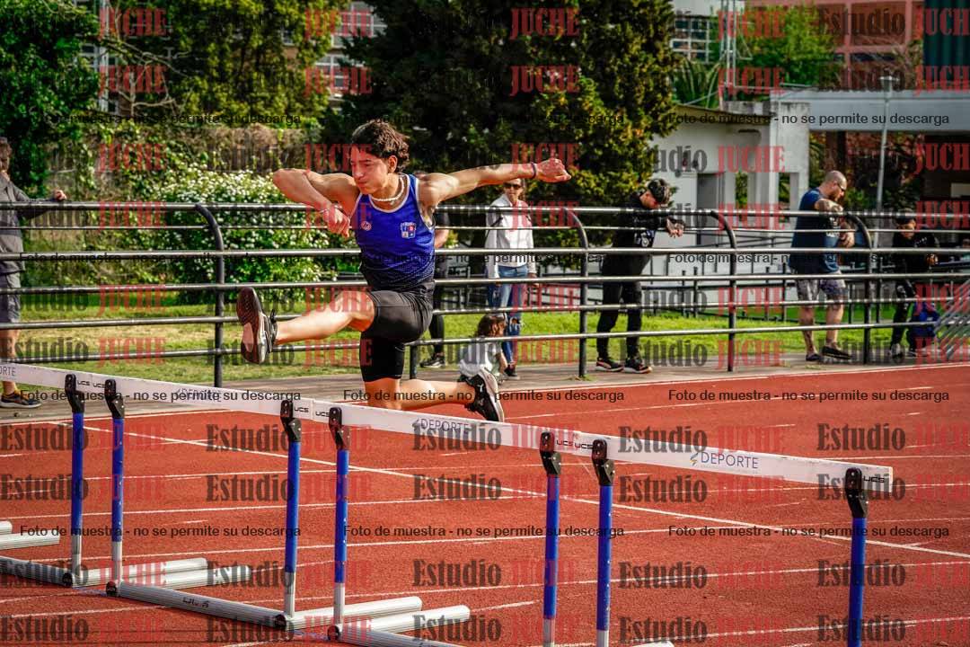 Fotos de los 110 m con vallas de varones