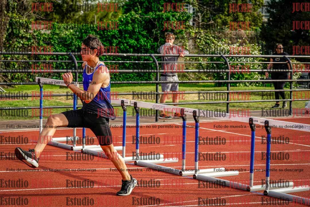 Fotos de los 110 m con vallas de varones