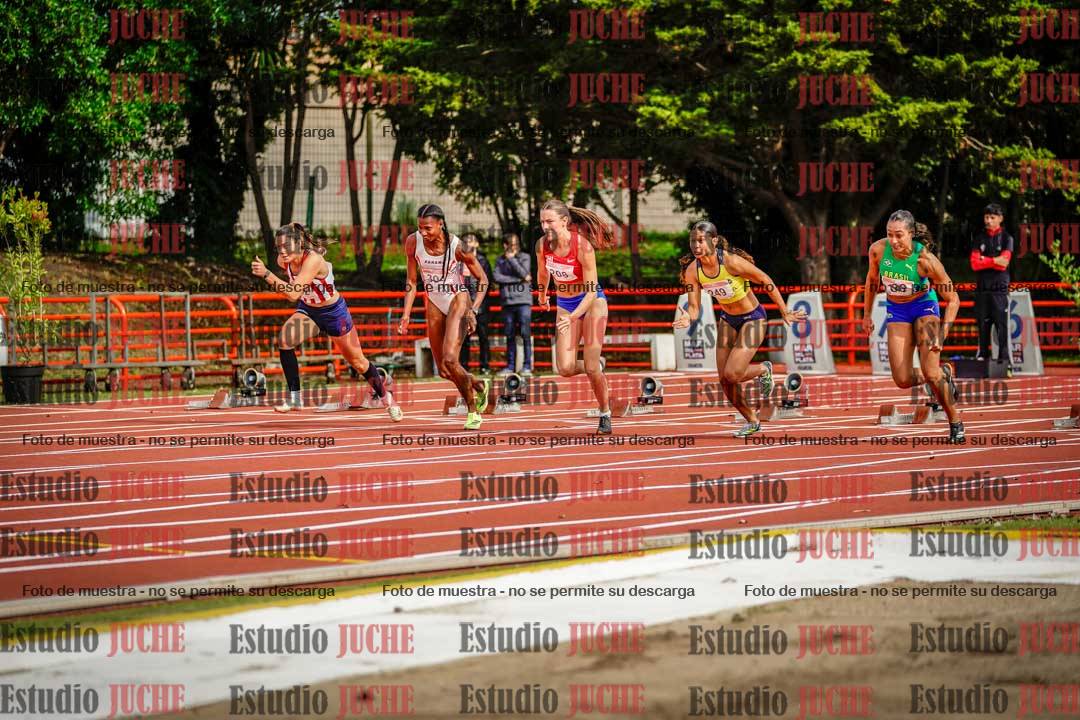 Fotos de los 100 m con vallas de mujeres