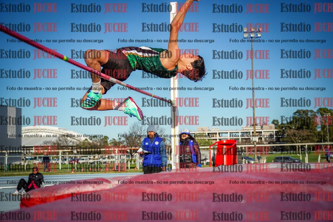 Fotos del salto en alto de varones