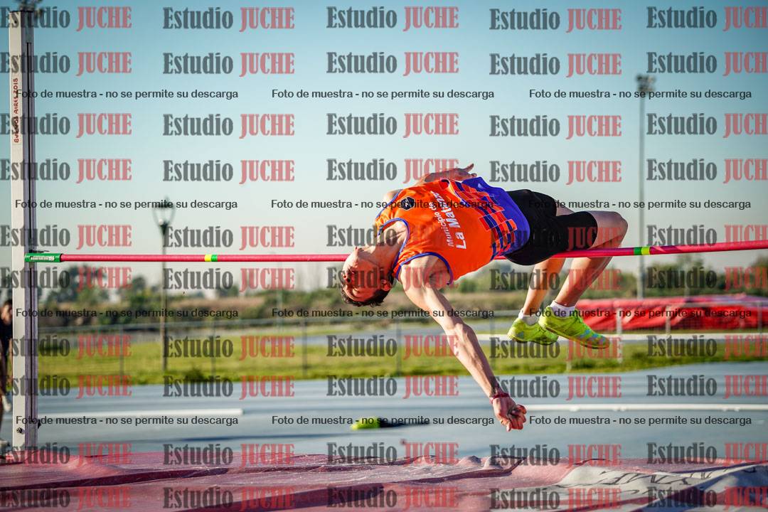 Fotos del salto en alto de varones