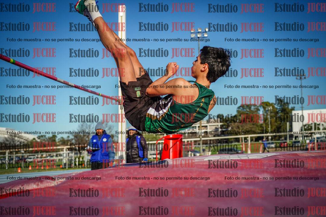 Fotos del salto en alto de varones
