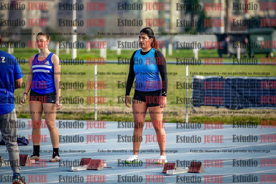 Fotos de los 100 m con vallas de mujeres