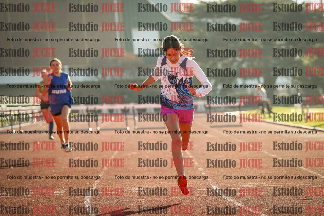 Fotos de los 295 m con vallas de mujeres