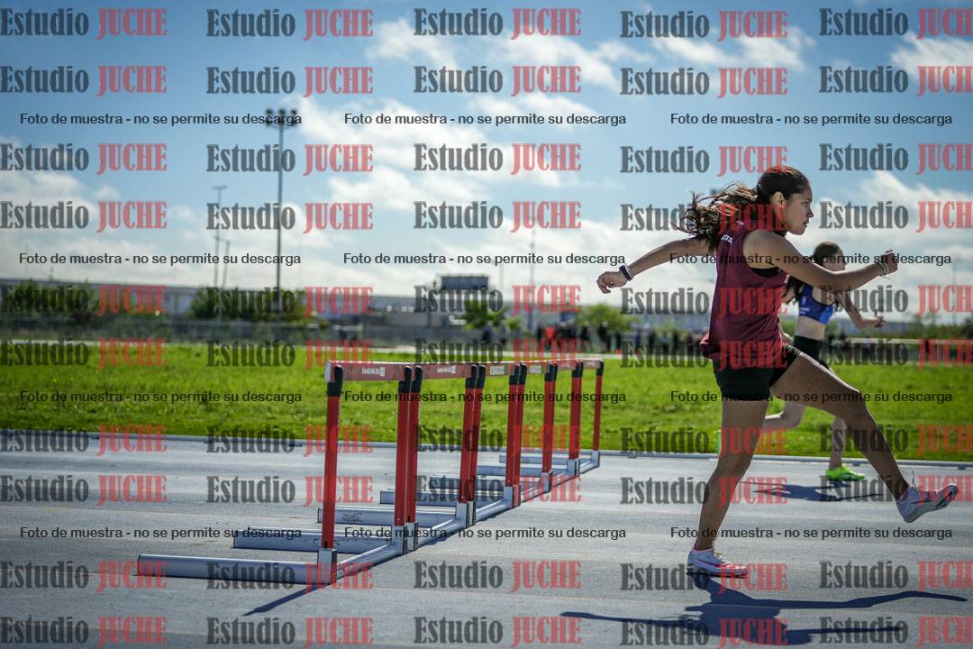 Fotos de los 80 m con vallas de mujeres