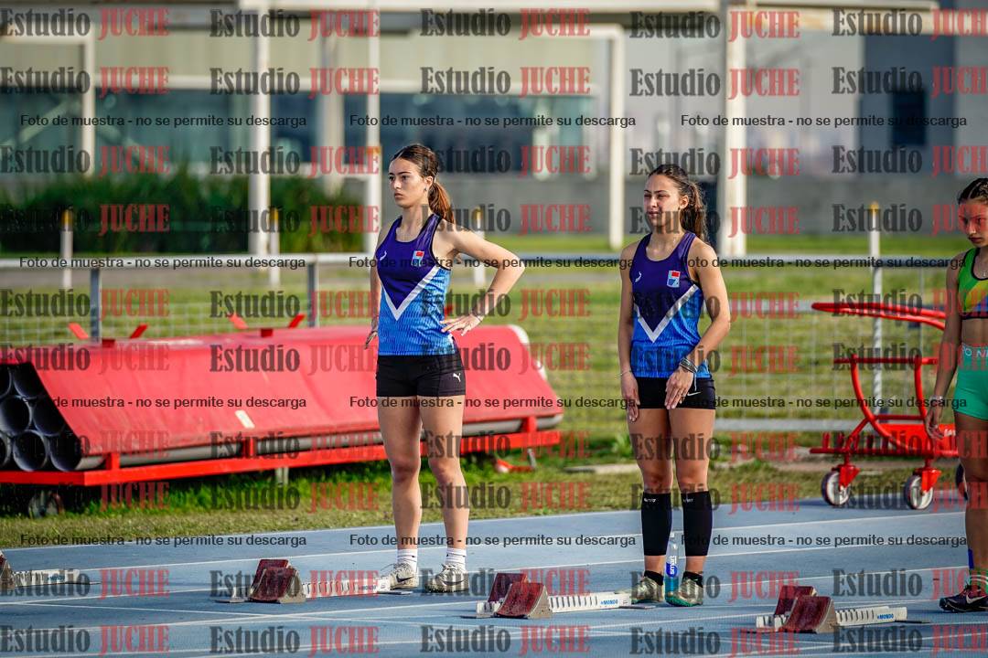 Fotos de los 100 m con vallas de mujeres