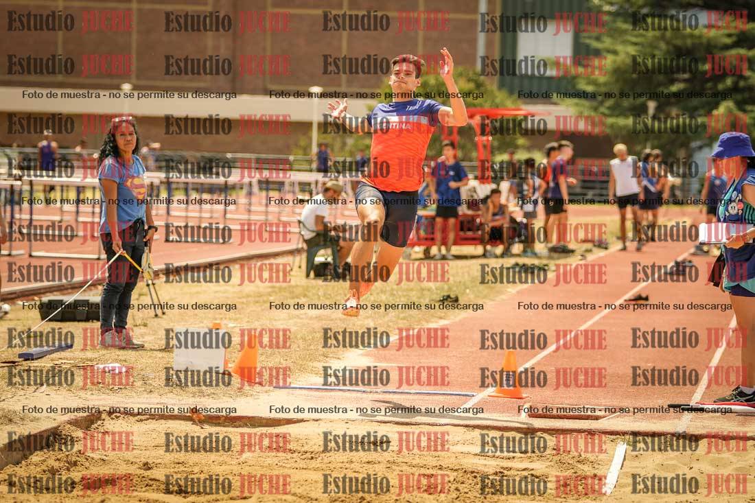 Fotos del salto en largo de varones