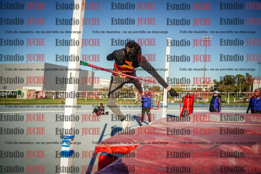 Fotos del salto en alto de varones