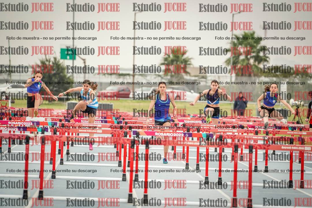 Fotos de los 80 m con vallas de mujeres