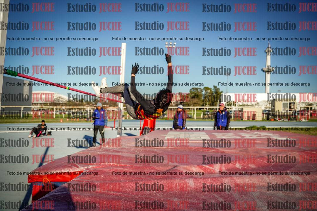 Fotos del salto en alto de varones
