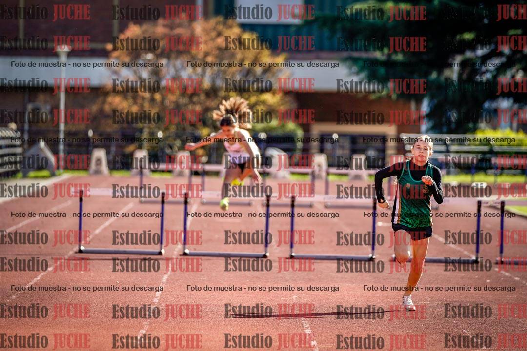 Fotos de los 295 m con vallas de mujeres