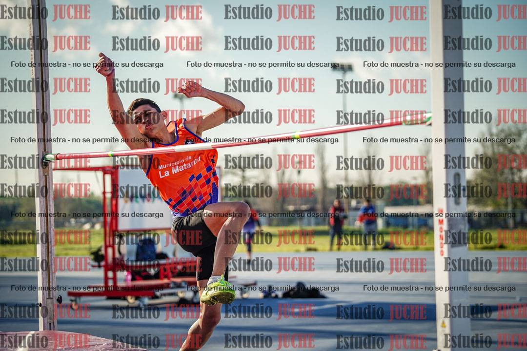 Fotos del salto en alto de varones