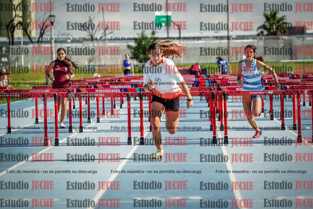 Fotos de los 80 m con vallas de mujeres