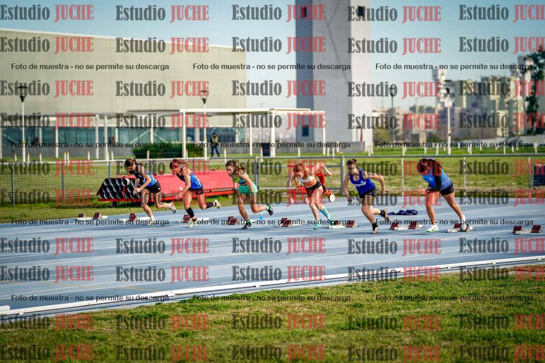 Fotos de los 100 m con vallas de mujeres