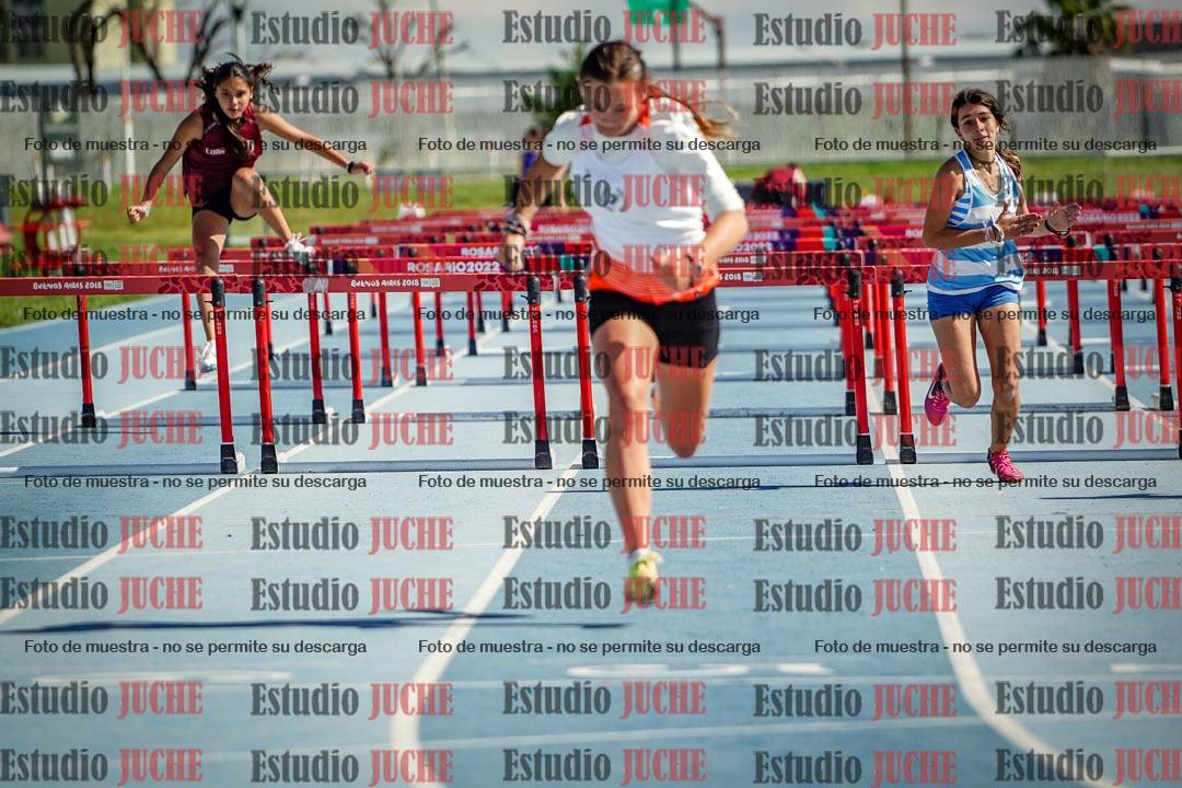 Fotos de los 80 m con vallas de mujeres