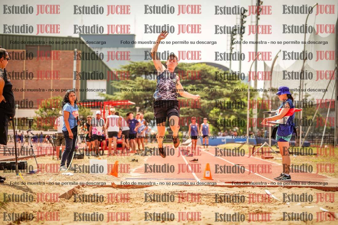 Fotos del salto en largo de varones